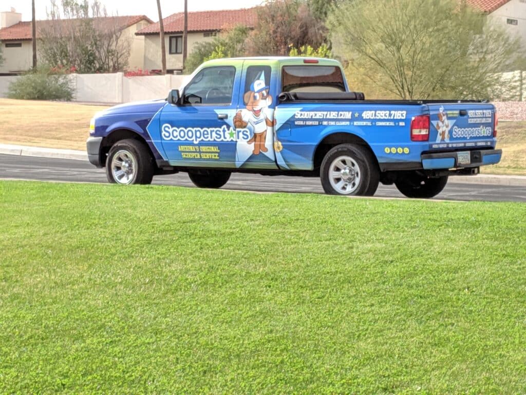 Pooper scooper truck